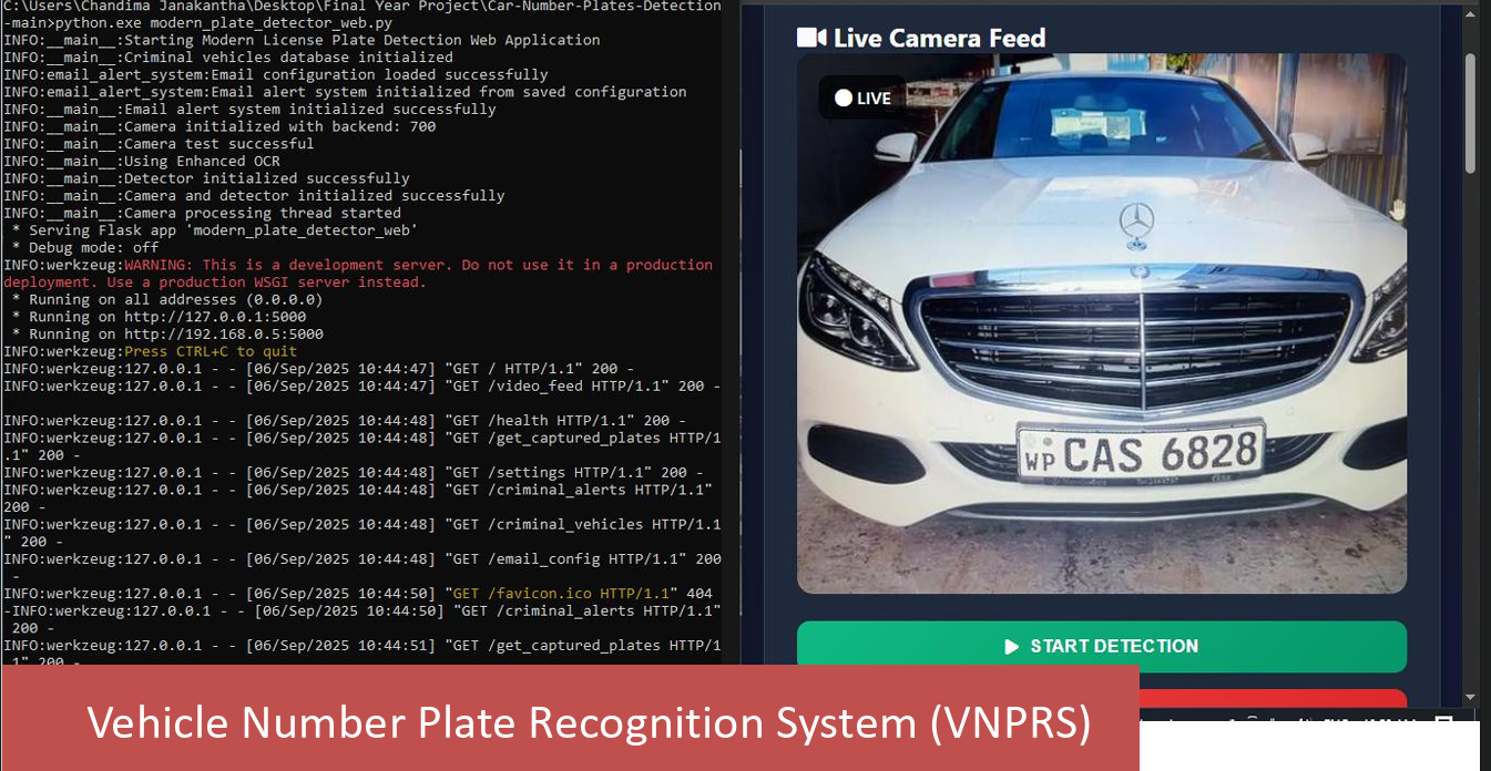 Vehicle Number Plate Recognition System